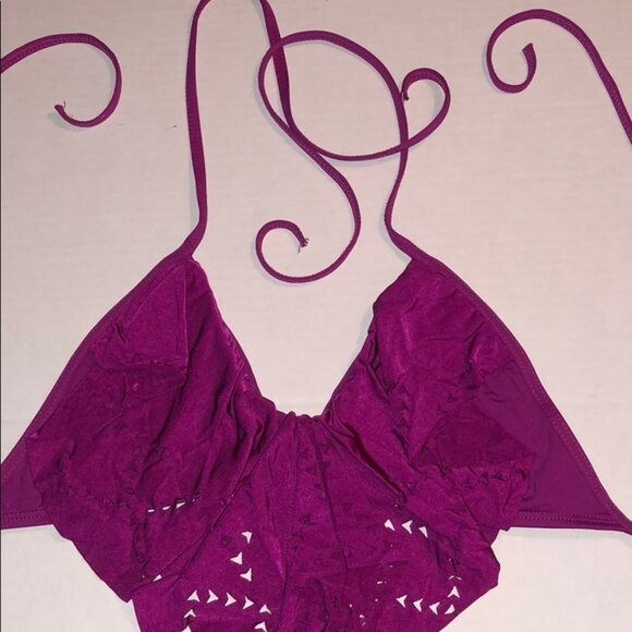 L Space‎ Chloe Laser Cut Bikini Top - Picture 3 of 5